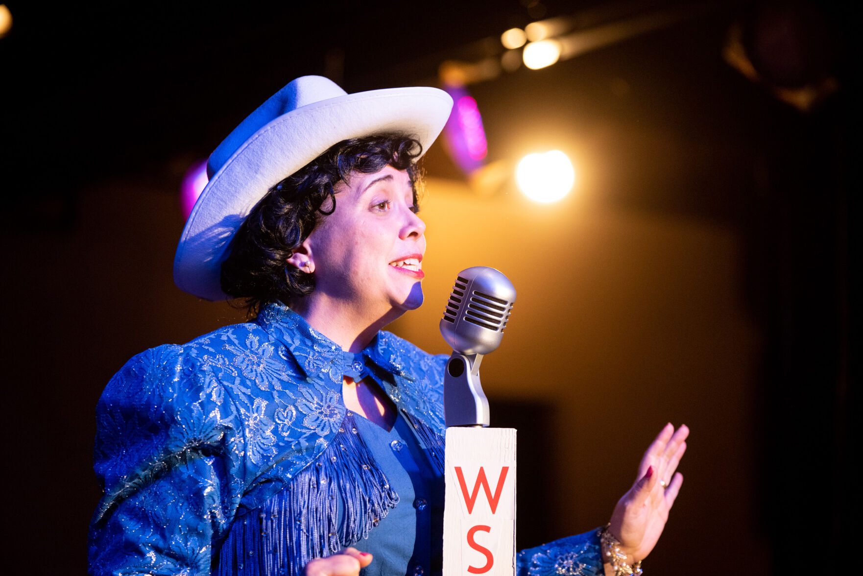 Always ... Patsy Cline on stage in Sharon